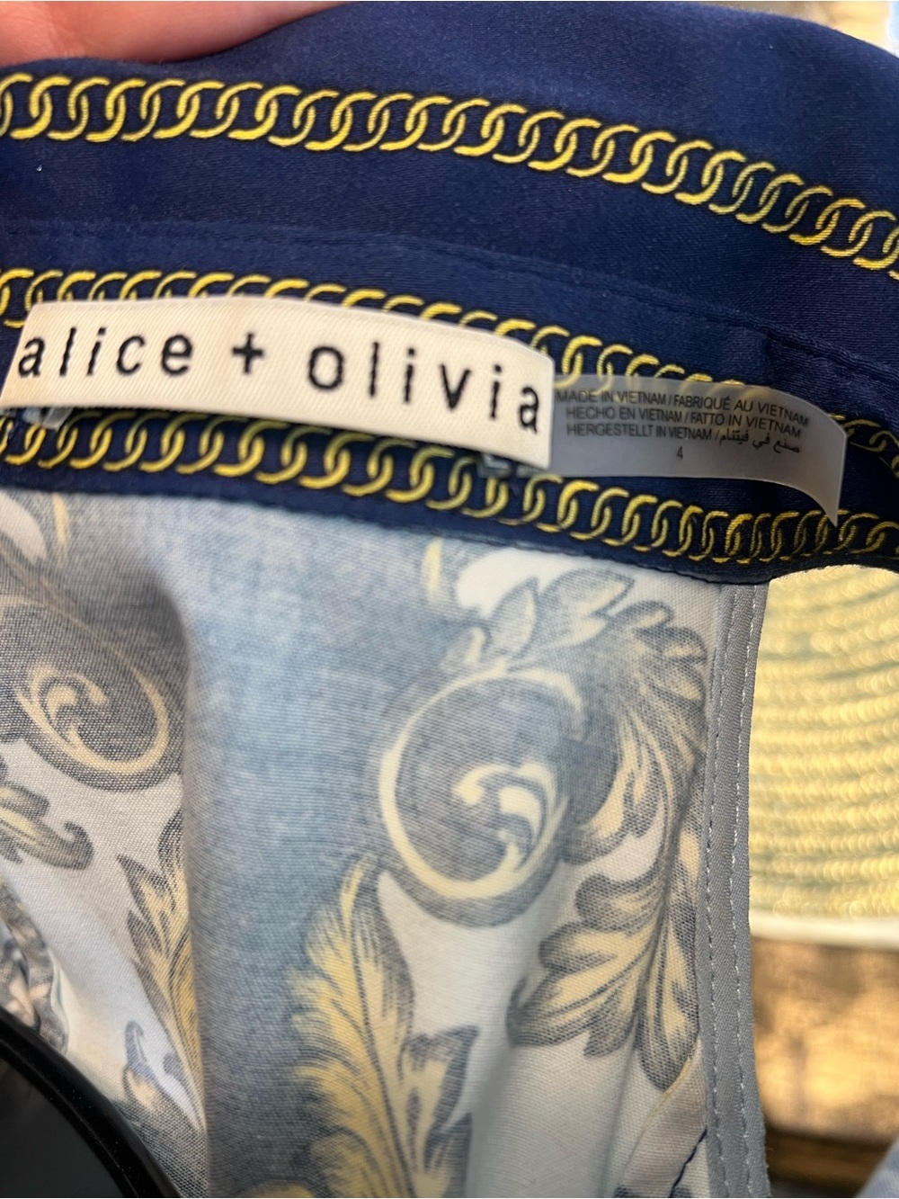 Alice + Olivia Lucy Sleeveless Mini Shirtdr Dress - Picture 7 of 8